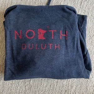 navy duluth hoodie | size xl
